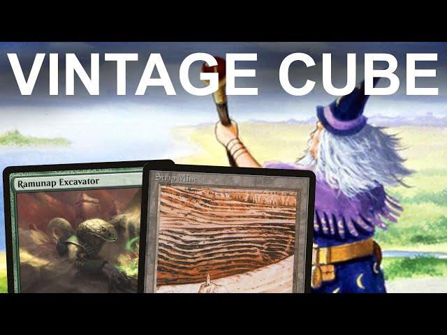 INFINITE LAND LOOPS! Magic Online Vintage Cube Draft. MTG Fastbond Combo