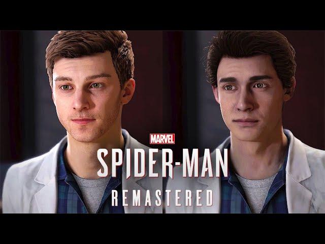 Marvel's Spider-Man Remastered | Peter Cutscenes | Ben Jordan & John Bubniak Face Model Comparison