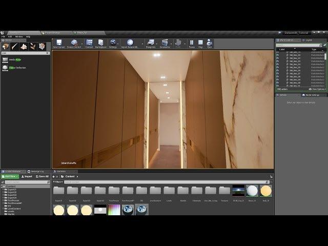 How to make Perfect Mirror using planer reflection in Unreal Engine 4 (UE4).