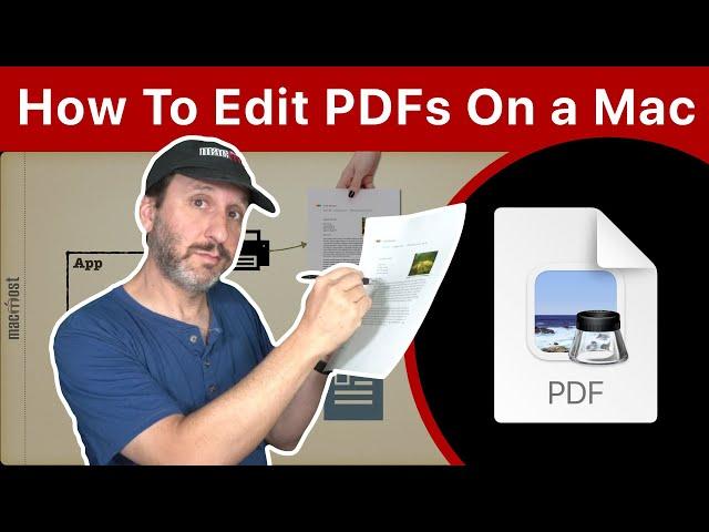 Why You Can't Edit PDF Files In Mac Preview