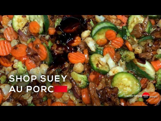 Comment faire un shop suey porc - Recette dans la tradition réunionnaise