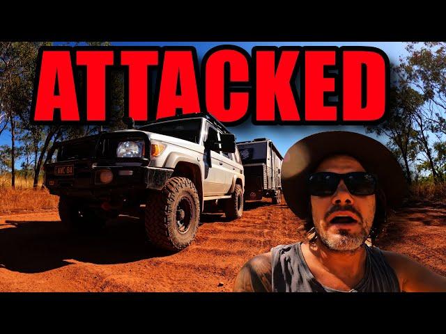 SNEAK ATTACK and BOGGED at the BEST FREE CAMP on the GIBB RIVER ROAD | OFFGRID SOLAR CARAVAN