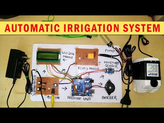 Automatic Irrigation System using Soil Moisture Sensor | Arduino