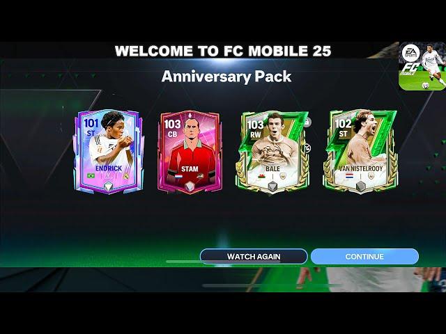 Welcome To FC Mobile 25! Insane 1 Year Anniversary Event Pack Opening!!