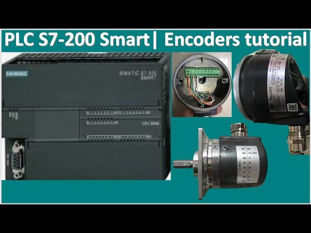PLC S7-200 Smart connect with incremental encoder full tutorial| WinCC Explorer V7.5