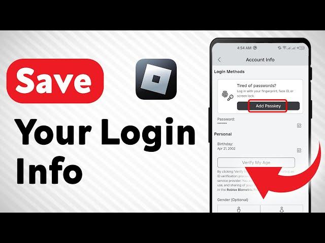 How to Save Your Login Info On Roblox (Updated)