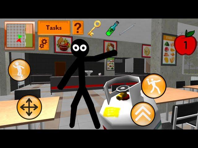 ЗЛОЙ УЧИТЕЛЬ СТИКМЕН СОСЕД Stickman School Neighbor
