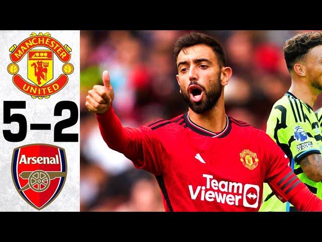 Man Utd vs Arsenal 5-2 - All Goals and Highlights - 2024  BRUNO