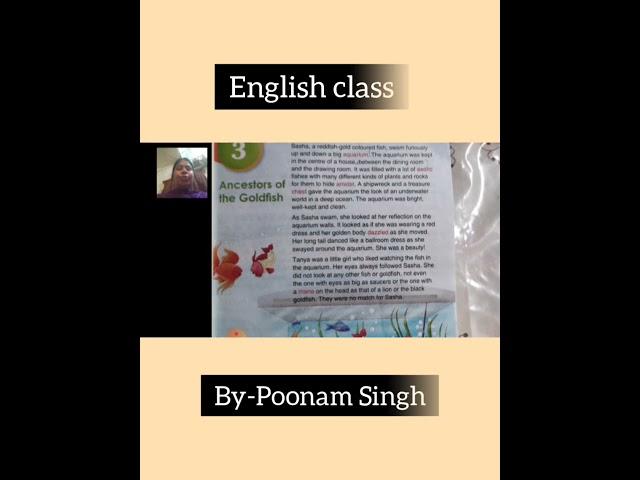 English class (Ancestors of the goldfish) . 5th class