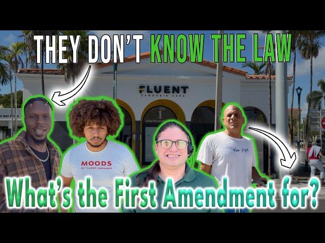 How Lake Worth Dispensaries Handle Public Photography – First Amendment Audit!