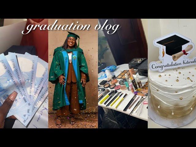 Graduation vlog | grad preps, photoshoot and ceremony *God Did*