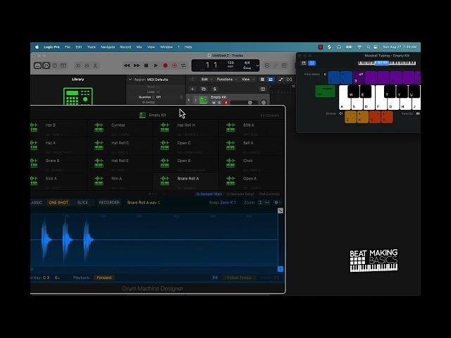 HOW TO USE THE DRUM MACHINE DESIGNER IN LOGIC PRO X