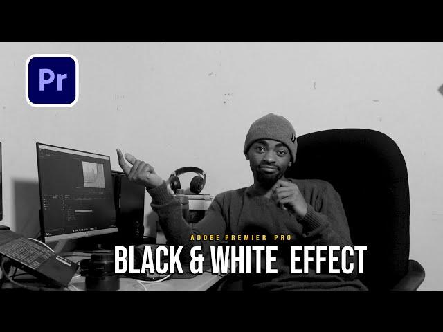 How to do Cinematic Black and White Color Grading | Premiere Pro 2023 Tutorial