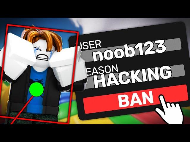 I BANNED EVERY HACKER IN ROBLOX RIVALS