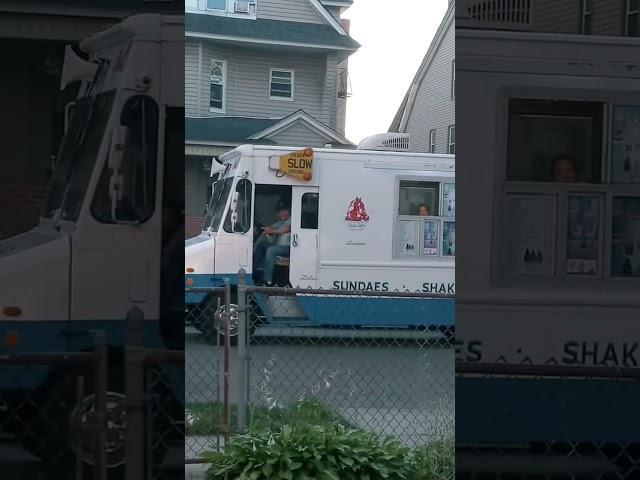 A Mister Softee Ice Cream Truck in South Ozone Park, Queens (7-9-2022)