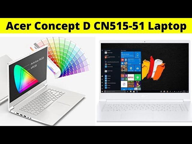 Acer Concept D CN515-51 15.6-inch 4K UHD Laptop | Best Laptop under 90000