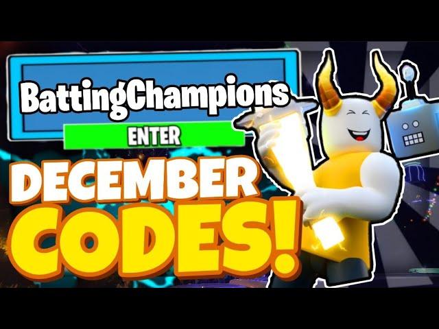 *DECEMBER 2021* BATTING CHAMPIONS CODES - ALL NEW SECRET OP ROBLOX BATTING CHAMPIONS!