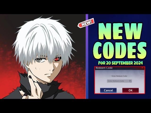 *New* Tokyo Ghoul Break The Chains Codes 20 September 2024 || Tokyo Ghoul Break The Chains Codes