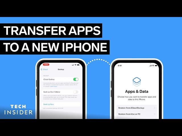 How To Transfer Apps To A New iPhone