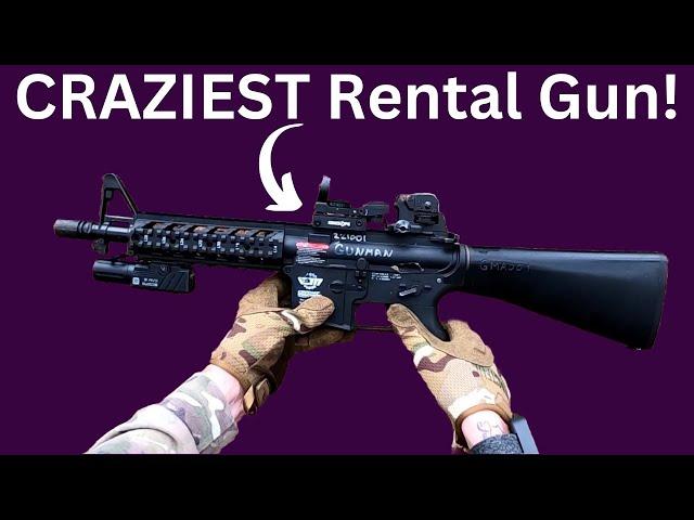 CRAZIEST way to use Airsoft RENTAL Guns!