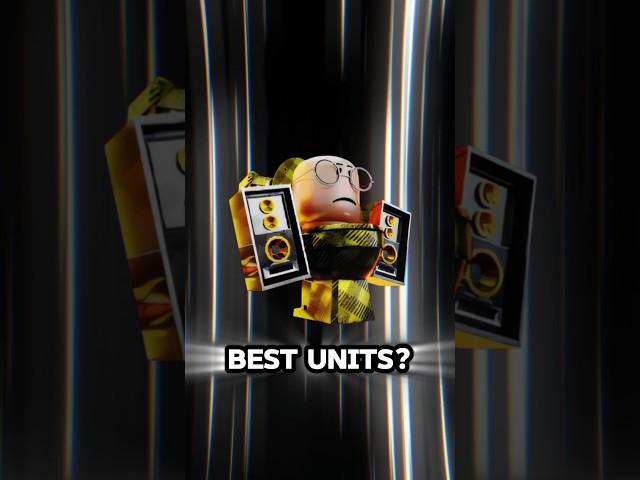 Best units  #toilettowerdefence #roblox #skibiditoilet #ttd #shorts