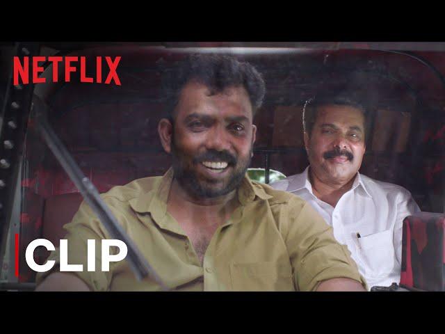 Mammootty Goes For An Auto Rickshaw Ride | One | Malayalam Film | Netflix India