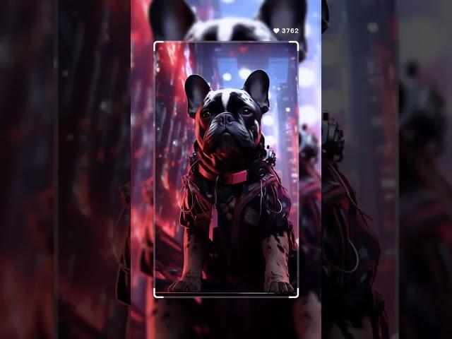 Frenchie French Bulldog Art Project