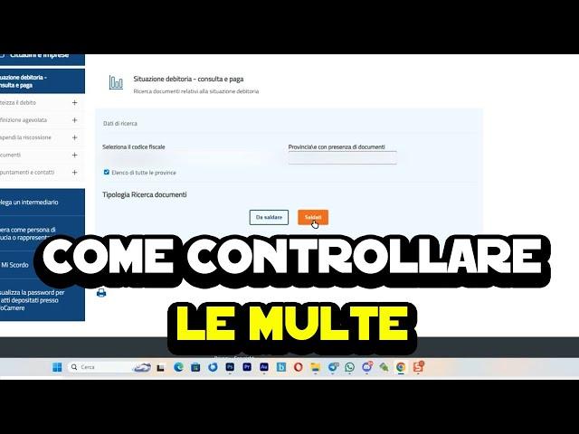 Come si vedono le multe sul sito Agenzia delle entrate (già pagate e da pagare)