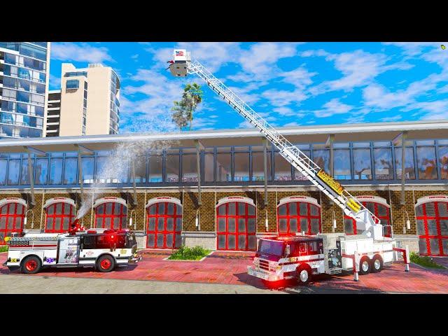 Upgrading Biggest Fire Station in GTA 5 RP!