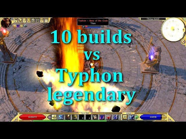 Titan Quest Ragnarok 10 Builds VS Typhon Legendary