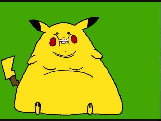 Fat Pikachu sings Pokemon