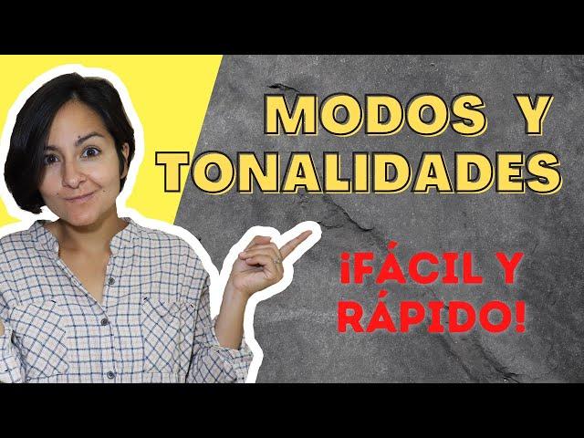 Teoría Musical: 1 Paso - ¿Qué es la TONALIDAD y los MODOS MUSICALES? Explicación FÁCIL Y RÁPIDA