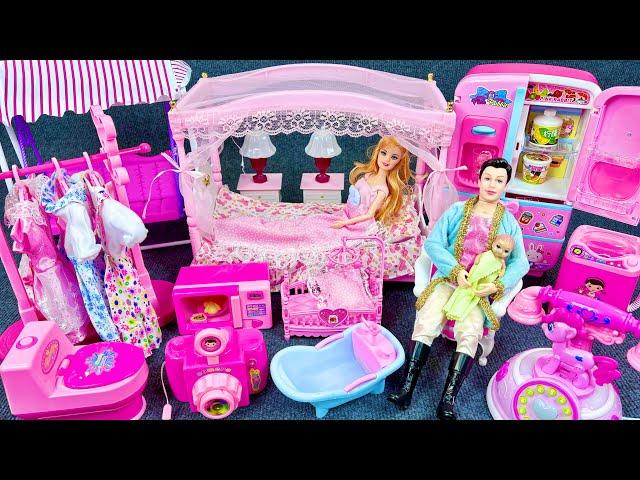 16 Minutes Satisfying with Unboxing Barbie Fancy House Play Set Collection Review Toys | ASMR