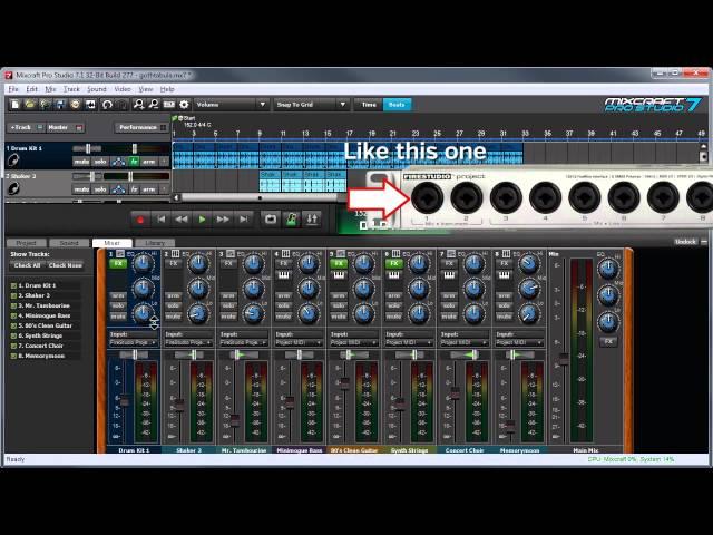 Mixcraft 7 Mixer: Basics