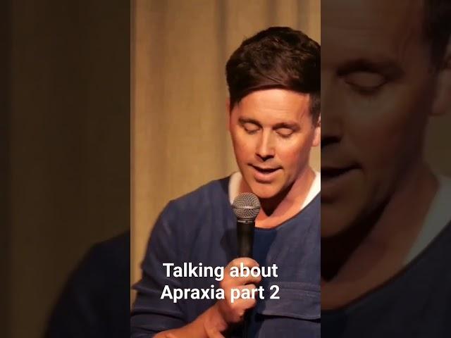 Talking about having Speech Apraxia part 2 #comedy #standupcomedy #speechtherapy