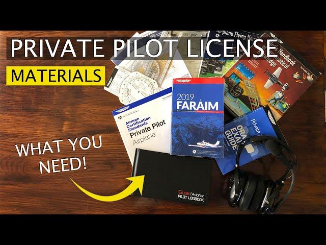 Books, Tools, and Materials for Your Private Pilot License