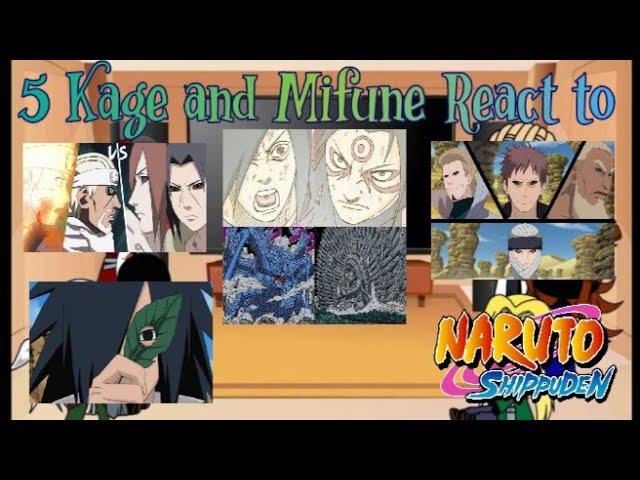 5 Kage and Mifune React to 4th Great Ninja War (Hashirama vs Madara) [] Naruto Shippuden[] Part 1