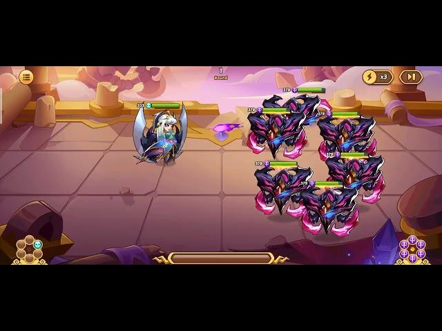 idle heroes - Tower of Oblivion, SOLO Elois v3 beat Mihm wave 639 LOL