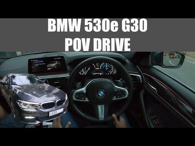 BMW 530e G30 POV Drive