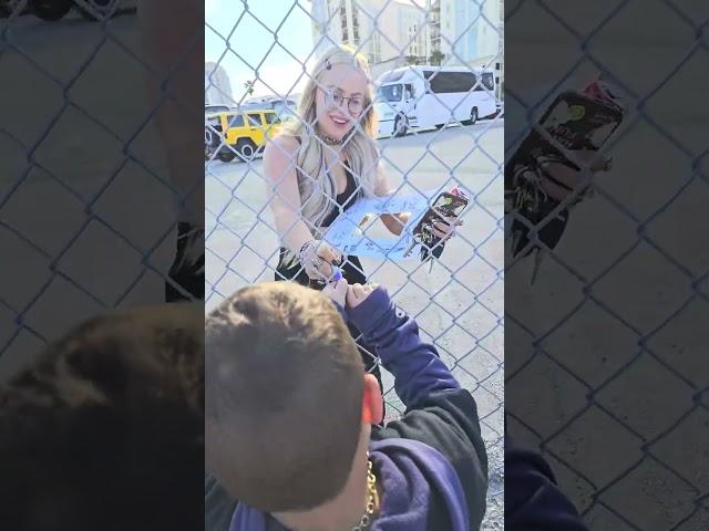 liv morgan stops to talk to fans  #livmorgan #wwe