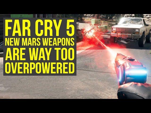 Far Cry 5 Lost On Mars Weapons ARE WAY TOO OVERPOWERED In The Main Game (Far Cry 5 DLC)