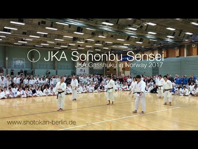 JKA Headquarter Instructors, JKA Gasshuku in Norway 2017, Video Shotokan Kyokai Berlin