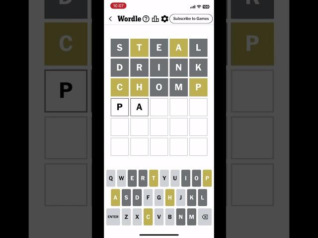 Wordle Answer #shorts #gaming #puzzle