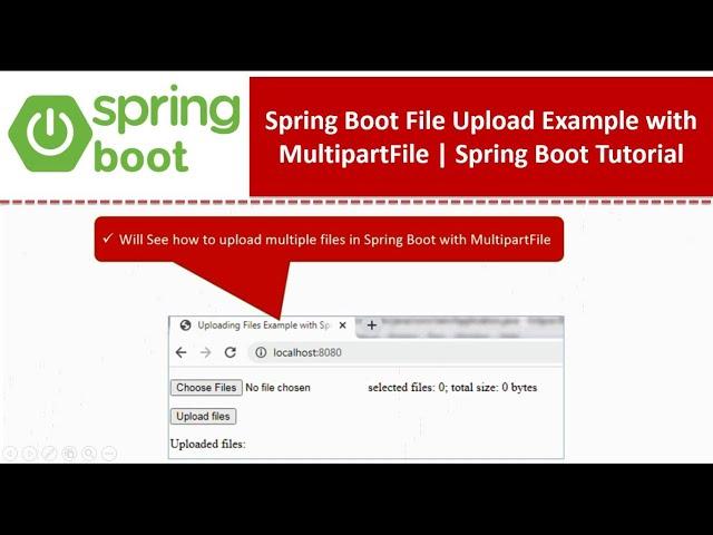 Spring Boot File Upload Example with MultipartFile | Spring Boot Tutorial