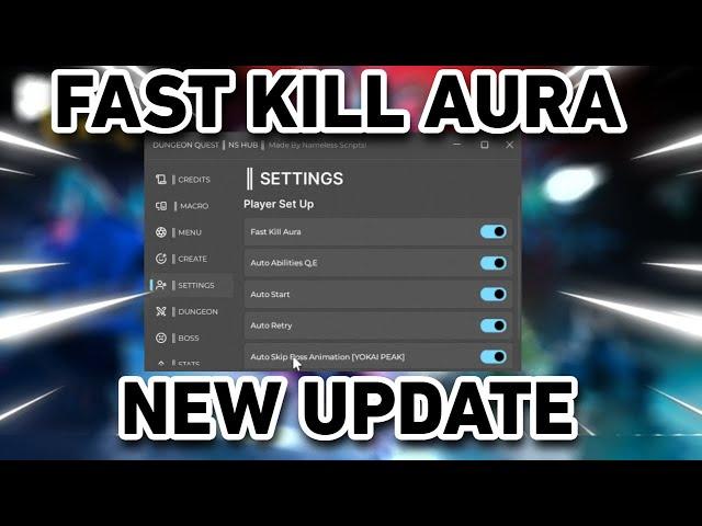 Dungeon Quest Script | Fast Kill Aura, Auto Create, Auto Dungeon + Auto Boss & More | PASTEBIN