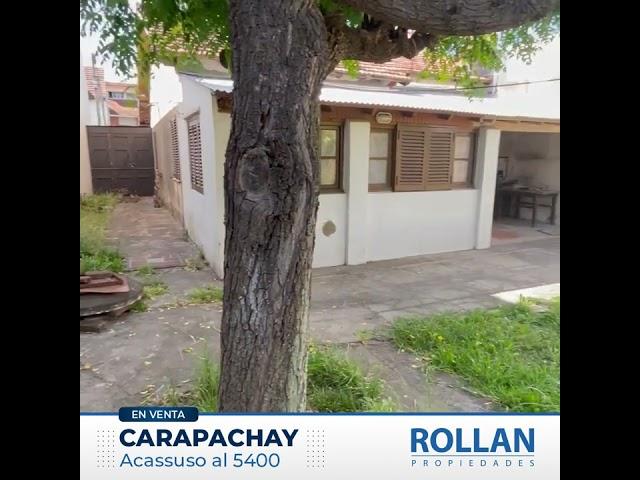 CASA EN VENTA ACASSUSO 5435 CARAPACHAY - ROLLAN PROPIEDADES