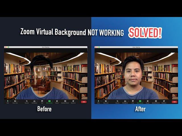 Zoom Virtual Background not working | Your PC doesn't meet the requirement Problem Solved.