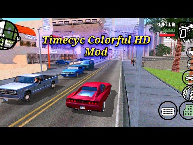 Timecyc Colorful HD Mod in GTA SA Android