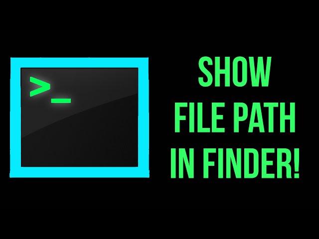 Terminal Tutorial! Show File Path in Finder! Part 17!