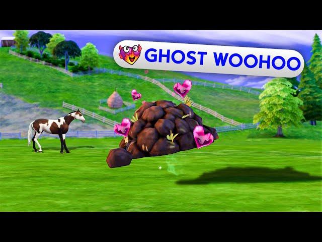 Woohooing in literal poo (Sims 4 Life & Death)